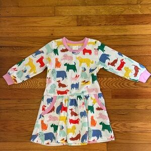 Hanna Andersson Multicolor Animal Print Dress